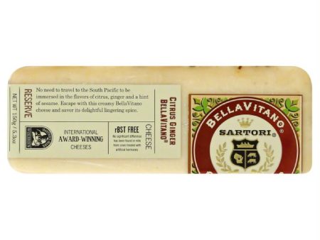 BellaVitano Citrus Ginger BellaVitano Cheese, 5.3 Oz (Pack of 12) Online