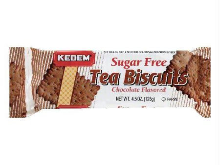 Kedem Chocolate Flavored Sugar Free Tea Biscuits, 4.5 OZ (Pack of 24) Online Sale