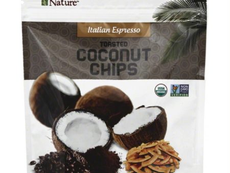 Made In Nature Italian Espresso Toasted Coconut Chips, 3 Oz (Pack of 6) Hot on Sale