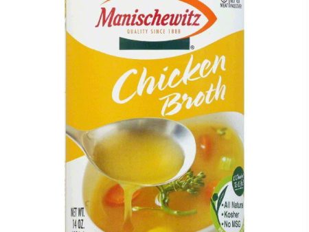 Manischewitz All Natural Chicken Broth Canned, 14 OZ (Pack of 12) Online