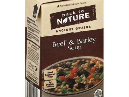 Back To Nature Beef & Barley Soup, 17.4 Oz (Pack of 6) Online