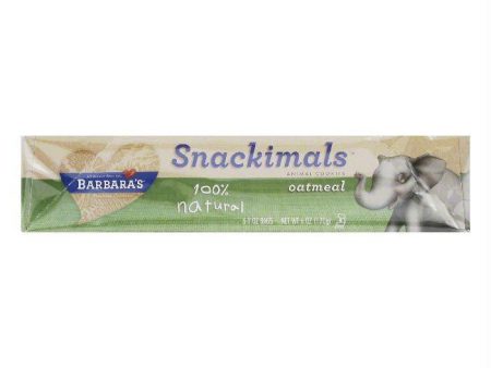 Barbara s Tray Wheat Free Oatmeal Snackimals, 6 OZ (Pack of 6) For Sale