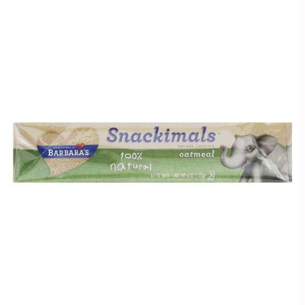 Barbara s Tray Wheat Free Oatmeal Snackimals, 6 OZ (Pack of 6) For Sale