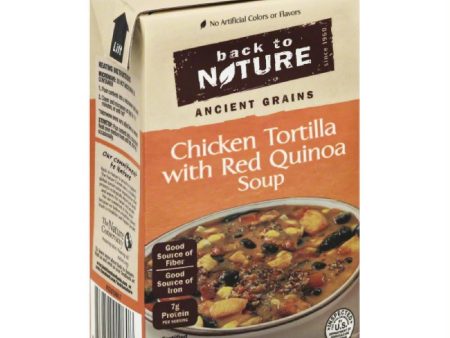 Back To Nature Chicken Tortilla with Red Quinoa Soup, 17.4 Oz (Pack of 6) on Sale