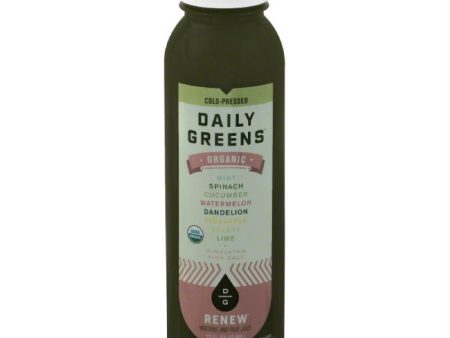 Daily Greens Renew Organic Vegetable and Fruit Juice, 12 Oz (Pack of 6) For Cheap