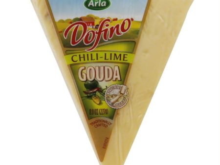 Dofino Chili Lime Gouda Cheese, 8 Oz (Pack of 12) Online Hot Sale