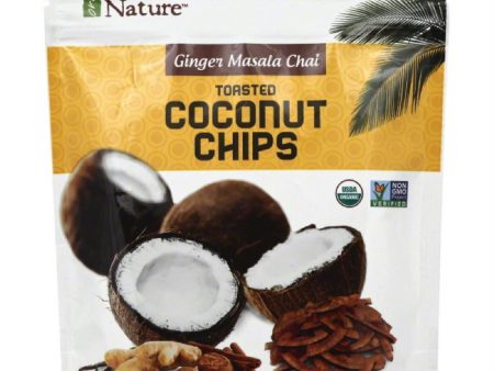 Made In Nature Ginger Masala Chai Toasted Coconut Chips, 3 Oz (Pack of 6) Sale