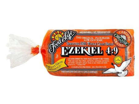 Food For Life Organic Ezekiel 4:9 Sprouted Whole Grain Bread, 24 Oz (Pack of 6) For Cheap