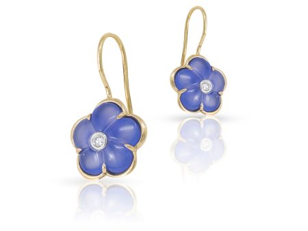 Blue Fiore Earrings on Sale