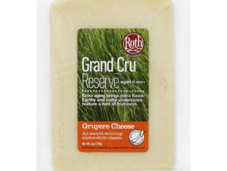 Roth Grand Cru Reserve Gruyere Cheese, 6 Oz (Pack of 12) Sale