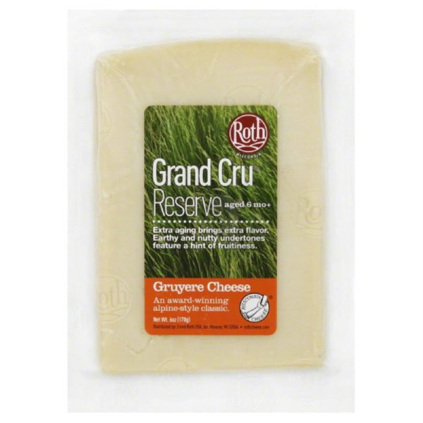 Roth Grand Cru Reserve Gruyere Cheese, 6 Oz (Pack of 12) Sale