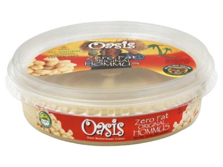 Oasis Zero Fat Original Hommus, 10 Oz (Pack of 12) Online