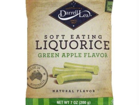 Darrell Lea Licorice Original Green Apple, 7 OZ (Pack of 8) Online now