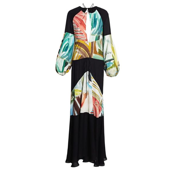 Rosie Assoulin | Bohemian Maxi Dress, Multicolor Cheap