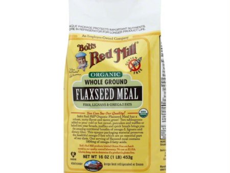 Bobs Red Mill Flaxseed Meal Whole Ground, 16 Oz (Pack of 4) Online Hot Sale