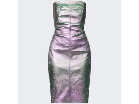 Rick Owens | Women | Strapless Bustier Dress | Iridescent For Cheap