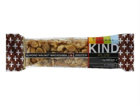 Kind Almond Walnut & Macadamia Plus Bar, 1.4 OZ (Pack of 12) Discount