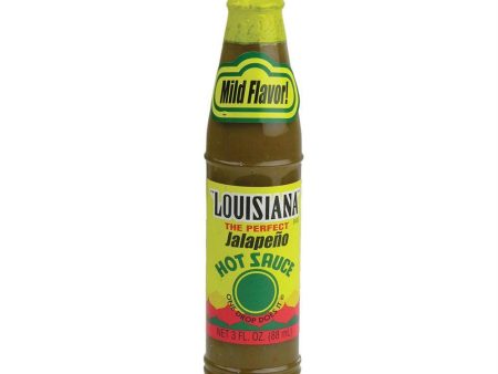 Louisiana Brand Jalapeno Hot Sauce, 3 OZ (Pack of 12) Cheap