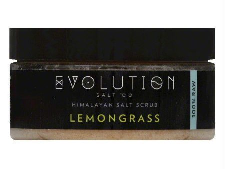 Evolution Salt Lemongrass Himalayan Salt Scrub, 12 OZ Fashion