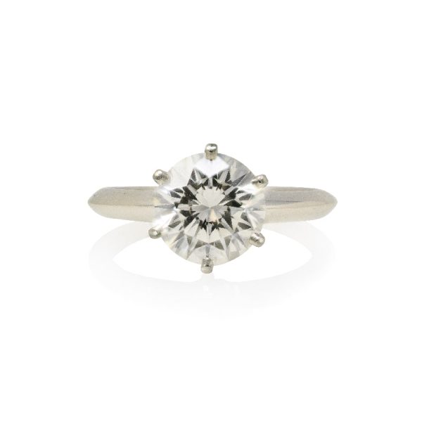 Tiffany & Co. Diamond Solitaire Ring Online now