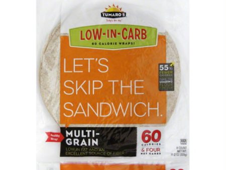 Tumaros Multi-Grain Wraps, 8 Pc (Pack of 6) Online Sale