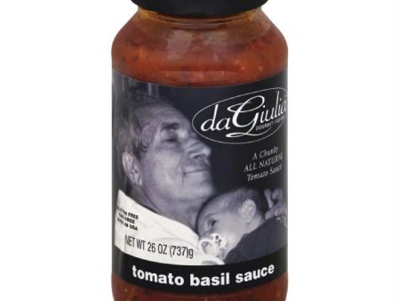 daGiulia Tomato Basil Sauce, 26 Oz (Pack of 12) on Sale