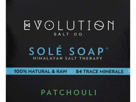 Evolution Salt Patchouli Sole Soap, 4.5 OZ Supply