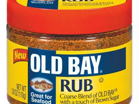 Old Bay  Seafood Rub 3.8 Oz Plastic  (Pack of 12) Online now