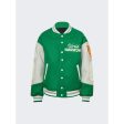 Saint Mxxxxxx | Men | X Shermer Academy Pigen Varsity Jacket | Green For Discount