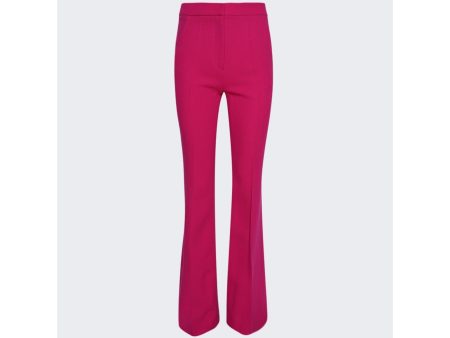 Sergio Hudson | Women | Classic Flare Pants | Peony Pink For Discount