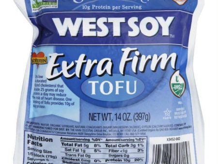 WestSoy Extra Firm Organic Tofu, 14 Oz (Pack of 6) Online now