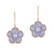 Lavender Chalcedony Fiore Earrings Supply