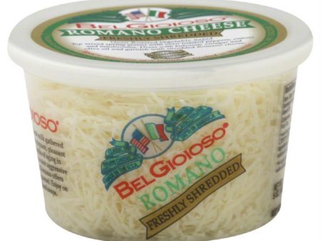 Belgioioso Romano Freshly Shredded Cheese, 5 Oz (Pack of 12) Fashion