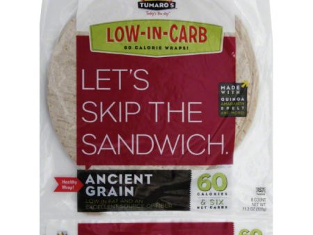 Tumaros Ancient Grain Wraps, 8 Pc (Pack of 6) Online Hot Sale