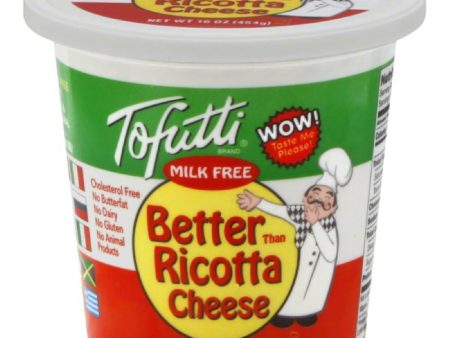 Tofutti Milk Free Better Than Ricotta Cheese, 16 Oz (Pack of 12) Sale