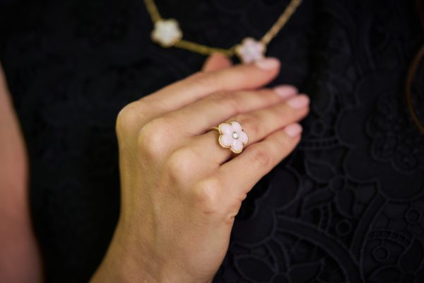 Fiore Pink Opal Ring Online Sale