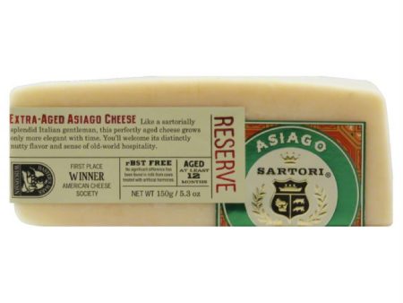 Sartori Extra-Aged Asiago Cheese, 5.3 Oz (Pack of 12) Hot on Sale