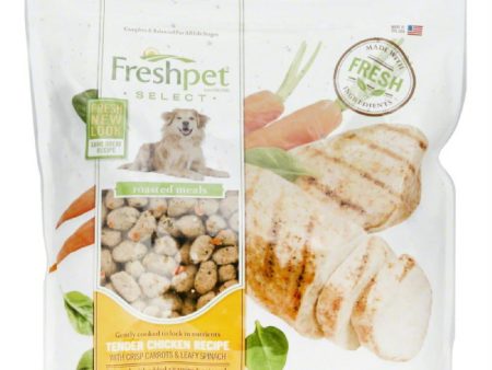 Freshpet Tender Chicken Recipe with Crisp Carrots & Leafy Spinach Dog Food, 3 Lb (Pack of 4) Cheap