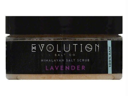 Evolution Salt Lavender Himalayan Salt Scrub, 12 OZ Online Hot Sale