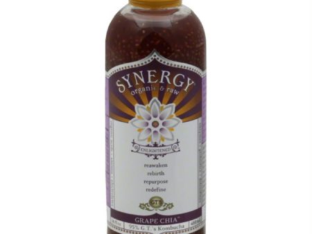 GTs Grape Chia Kombucha, 16 Fo (Pack of 12) Online Hot Sale