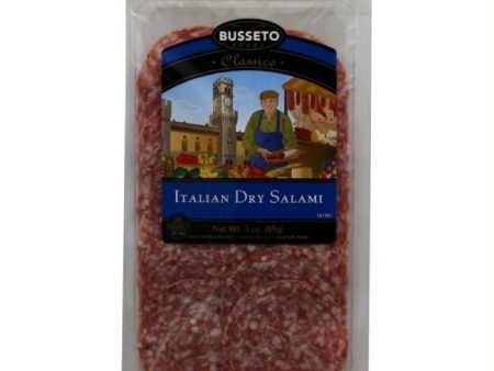 Busseto Italian Dry Salami, 3 Oz (Pack of 12) For Discount