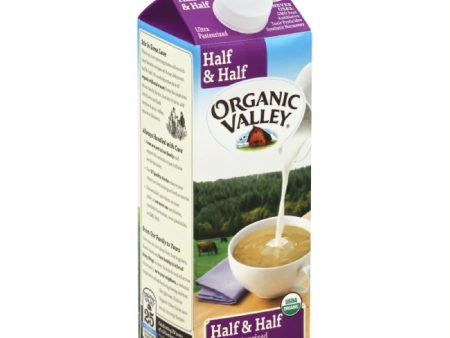 Organic Valley Half & Half, 32 Oz (Pack of 12) Cheap