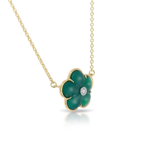 Green Fiore Pendant Hot on Sale