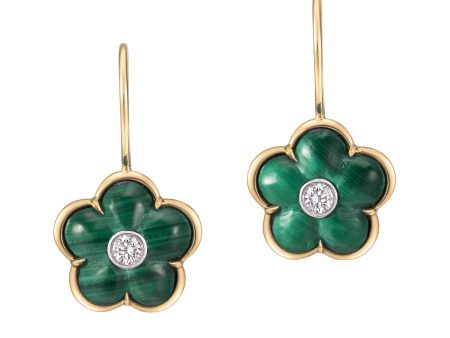 Malachite Fiore Earrings Discount