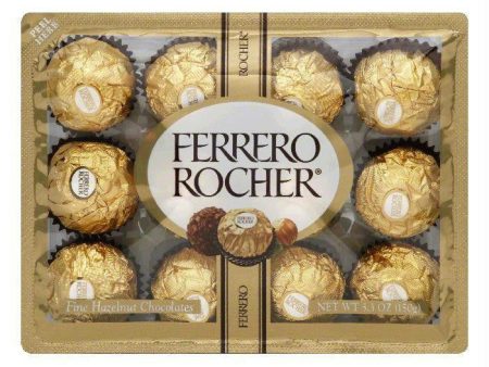 Ferrero Fine Hazelnut Chocolates, 5.3 Oz (Pack of 12) Cheap