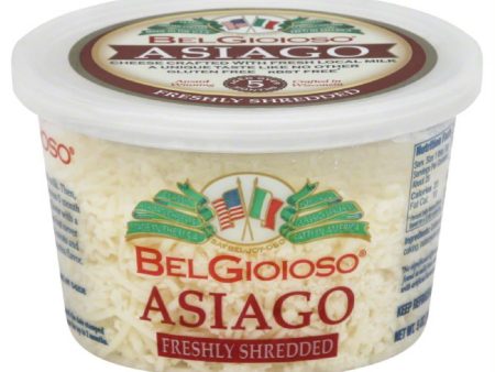 BelGioioso Asiago Freshly Shredded Cheese, 5 Oz (Pack of 12) Online