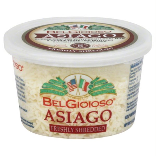 BelGioioso Asiago Freshly Shredded Cheese, 5 Oz (Pack of 12) Online