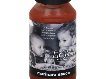 daGiulia Marinara Sauce, 26 Oz (Pack of 12) Hot on Sale