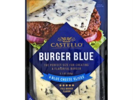 Castello Slices Burger Blue Blue Cheese, 5.3 Oz (Pack of 10) Discount