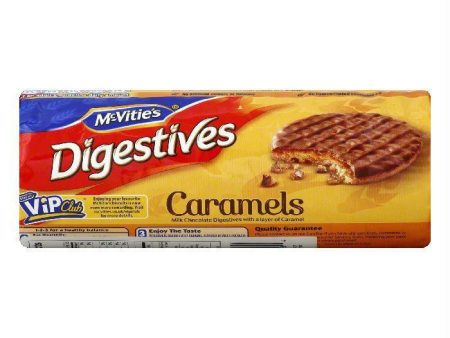 McVitie s Digestive Rollwrap Caramel, 10.5 OZ (Pack of 12) For Sale